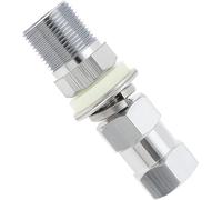 1 Adaptateur De Montage Pour Radio Robuste Avec Connecteur So-239 En Cuivre Nickelé Pour Antenne Radio Cb Trous De 1,27 Cm