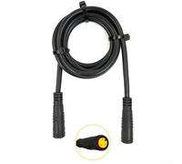 1 adaptateur de prise de faisceau de câblage pour vélo électrique circulaire étanche 80 cm mâle vers femelle 3/4/5 broches (3 broches femelles)