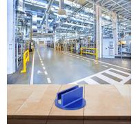 1 adaptateur de rail de cadre de soudure avec base magnétique pour levage de véhicule, support en aluminium de 7,6 cm de diamètre avec insert en nylon, pour