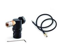 1 adaptateur de remplissage de bouteille de gaz réglable de type T G1/2-14, régulateur de réservoir d'air, raccords souples for compresseur de plongée sous-marine(Valve And Hose)