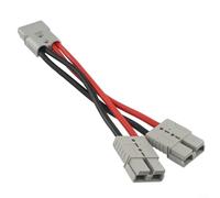 1 adaptateur double Y 120 A pour connecteur Anderson 6AWG câble de voiture pour camping-cars, bus et yachts (30 cm)