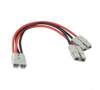 1 adaptateur double Y pour connecteur Anderson 120 A 6 AWG câble de voiture pour de grandes applications (50 cm)