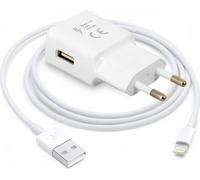 1.adaptateur secteur USB 5A avec câble Lightning et fonction de charge rapide - Blanc