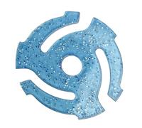 1. Adaptateur stabilisateur LP45 pour enregistrements 45 tr/min | Design ABS antidérapant | S'adapte aux grands trous centraux