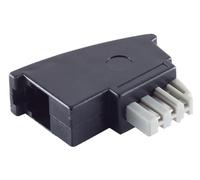 1 adaptateur téléphonique TAE N mâle vers prise Western RJ11 6/4