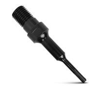 1 adaptateur UNC 1/4" sur SDS-plus pour couronne, pointe diamantée, longueur totale 190 mm, extension du trou Core Drill Bit pour couronne, scies à coupe en acier 42CrMo4 (DIN 1.7225)