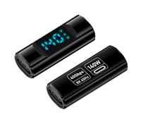 1 adaptateur USB C avec affichage LED 140 W Power Charging 8 K 60 Hz transmission vidéo pour appareils électroniques