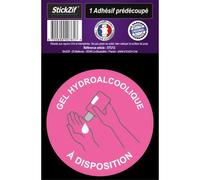 1 Adhesif Pre-Decoupe Gel Hydro Alcoolique A Disposition Generique