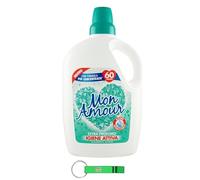 1 adoucissant Mon Amour Hygiène - Parfum incomparable, linge doux - 60 lavages - 3 l + porte-clés Beni Culinari gratuit