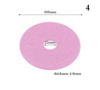 1 affûteuse de tronçonneuse électrique, meule diamantée 100 mm d'épaisseur, 3,2/4,5, for couper et polir les dents la(105X22.2X4.8mm)