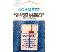 1 aiguille universelle pour aiguille double (extra large) 130/705 en métal plat 6,0/100.