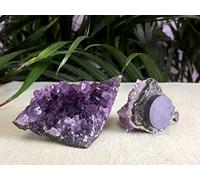 1 Aimant Améthyste Améthyste Quartz Druze Gemme Spécimen. Collecte à Domicile