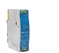 1 Alimentation à découpage Industrielle 12 V 24 V 48 V NDR 75 W montée sur Rail DIN CA vers CC à Sortie Unique(NDR-75W-24V 3.2A)