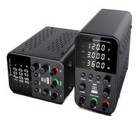 1 alimentation CC réglable 30 V 10 A 60 V 5 A for établi de laboratoire, alimentation stabilisée, régulateur de tension, interrupteur 110-220 V(Gold)