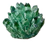 1 amas de cristaux quartz fantôme vert 200 à 250 g Gemstone Stone