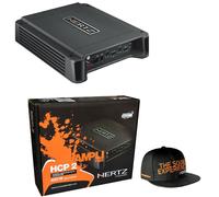 1 Amplificateur Hertz HCP2 2 Chaînes 2x100 Watts RMS + Chapeau Et 3 Stickers Car