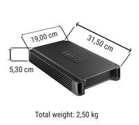 1 Amplificateur HERTZ HCP2X 2 Canaux B Avec Crossover Car + Casquette