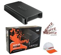 1 Amplificateur HERTZ HCP2X 2 Chaînes 2x200 Watts RMS + Chapeau Et 3 Stickers