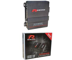 1 amplificateur Mono RENEGADE RXA800D RXA 800 D 1 Canal Classe d 400 Watts rms 800 Watts Max Bass Boost spécifique pour subwoofer, 1 pièce