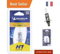 1 Ampoule H1 Michelin 55W pour Feux de Route et Antibrouillard - 2 Ans