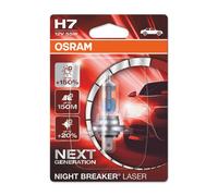 Ampoule, éclairage de virage OSRAM H7 Night Breaker Laser 12V, 55W