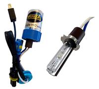 1 ampoule HID Xénon marque FRANCAISE Vega® H3 6000K 55W à embase coudée haut de gamme