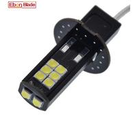 1 ampoule LED H3 3030 14SMD blanche 6000K pour feux de brouillard DRL ou lampe de poche