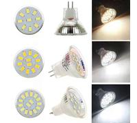 1 ampoule LED MR11 AC/DC 12 V 24 V GU4 3 W 5 W 7 W 9 LED 12 LED 15 LED 5730 SMD Blanc chaud/blanc froid
