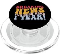 1 an Anniversaire de Travail I've Been Here 1 Year PopSockets PopGrip pour MagSafe