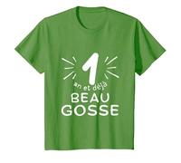 1 an et déjà Beau Gosse. Phrase Humour pour Cadeau garçon T-Shirt, Enfant, Herbe, 12 Ans