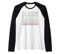 1 Anno Di Matrimonio - Anniversario 1 Anno Di Matrimonio Manche Raglan