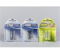 1 Ansmann batterie NiMh 9V-Block 200 mAh