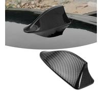 1 antenne d'aileron de Requin, aileron Toit pour améliorer Le Signal Radio, Aucun poinçonnage requis, Base Auto-adhésive Universelle (Noir)