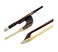 1 arc de basse droit de style allemand for la performance. | Bois du Brésil, grenouille en corne de bœuf, crin de cheval de Sibérie, taille 3/4, durable, équilibré(OX horn 1)