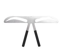 1 article règle à sourcils professionnel mesure règle d'extension de l'équilibre renard forme de sourcil pochoir maquillage outil accessoire de beauté pour dessiner la forme(European Style Eyebrow)