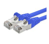 1 Attack - Câble réseau Crossover Cat 5e FTP avec 2 fiches RJ45 Bleu 7 m