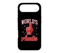 #1 Auntie World's Number One Auntie Logo Doigt en Mousse Coque pour iPhone Air