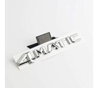 1 autocollant chromé pour garde-boue arrière de voiture 3D Logo ABS Lettre Emblème