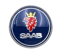 1 badge de 50 mm pour capot avant de voiture SAAB 93 9-3 900 9000 5289871 bleu