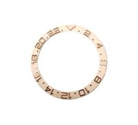 1 Bague d'insertion de Lunette métallique incurvée 38 mm x 30,6 mm, Compatible avec Les boîtiers de Montre Seiko SKX007 SKX009 SRPD GMT SUB Seamaster 300, pièces de réparation(02)