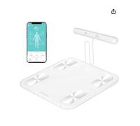 1 balance de graisse corporelle numérique Bluetooth avec 8 électrodes et capt...