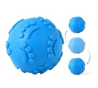 1 balle couineuse pour chien - Boules à mâcher en latex 6 cm, jouet de dentition interactif, parfait et pratique pour le nettoyage | Jeu d'extérieur haute visibilité pour les mâcheurs agressifs