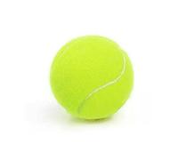 1 balle de tennis professionnelle en caoutchouc haute résilience pour la pratique scolaire, exercices, compétition
