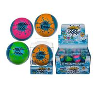 1 BALLE REBONDISSANTE SUR L EAU 7 CM PLAGE PISCINE MER JOUET