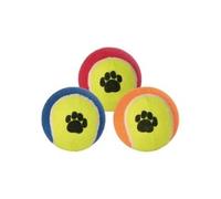 Trixie 3476 12 balles de tennis, diamètre 10 cm, assorties