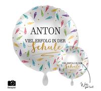 1 ballon - Bonne chance à l'école - à personnaliser d'Amscan