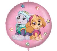 1 Ballon de baudruche, gonflé à l'hélium Paw Patrol Skye et Everest 46 cm / 18 inch