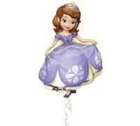 1 Ballon Mylar 66 x 88 cm-Princesse Sofia™- vert G