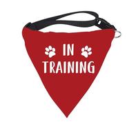 1 bandana « In Training Dog » « Ask To Pet » pour chien « Give Me Space » - Cadeau idéal (IN TRAINING N)