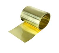 1 bande de laiton fine de 1 mètre - Plaque de laiton haute pureté, blindage électromagnétique, résistant à la fatigue, personnalisable(0.4MM*1M*25MM)